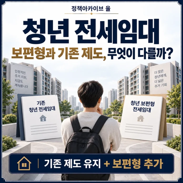 청년 보편형 전세임대와 기존 청년 전세임대, 무엇이 다를까?