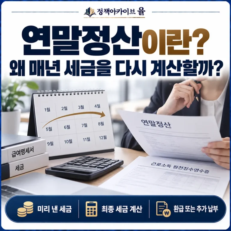 왜 매년 세금을 다시 계산할까?